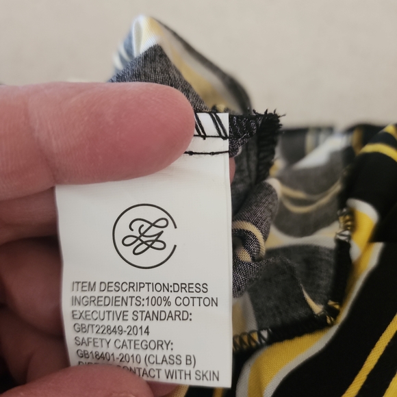 Cotton Smocked Maxi Dress Modest Jalabiya Boho Cottagecore Long Sleeve - Picture 4 of 5